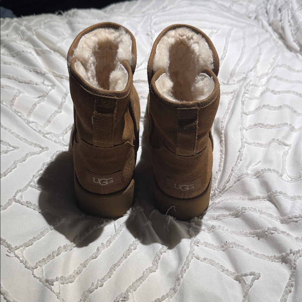 UGG Tan Suede Winter Boots